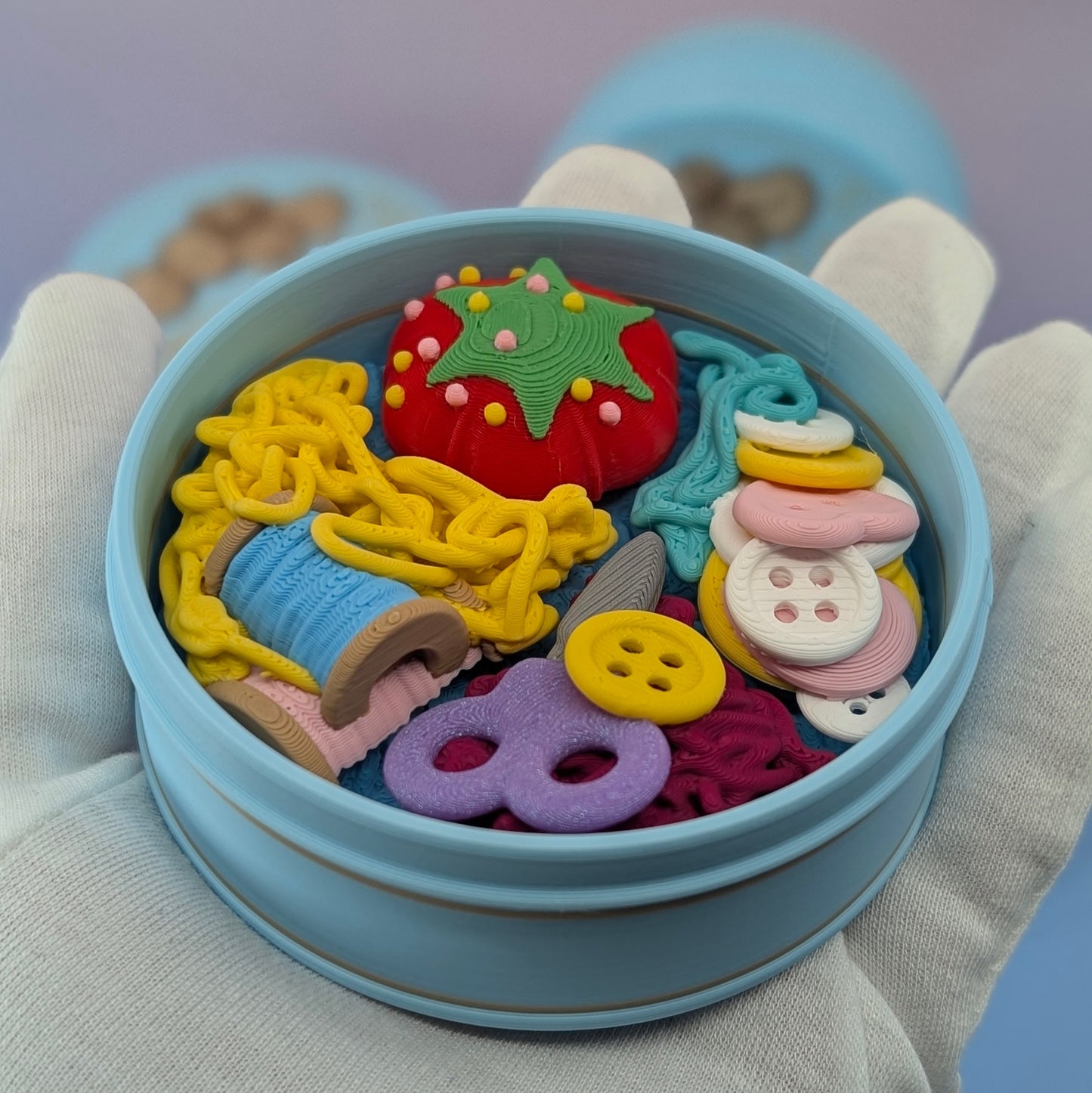 Grandma’s Sewing Tin - Nostalgic Clicker
