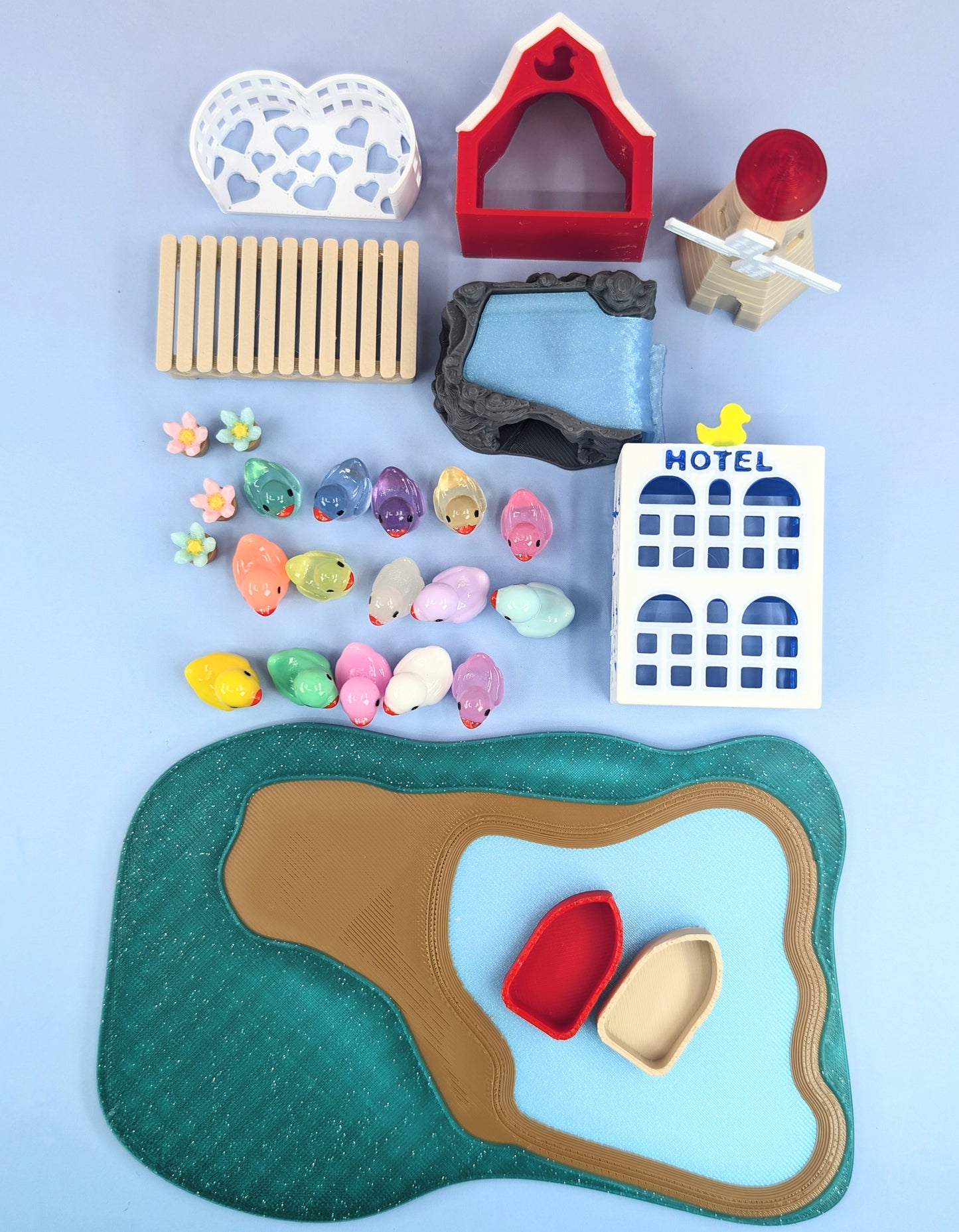 Mini Duck Playset with 20 Ducks