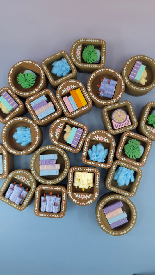 Tiny Shelf Scene Magnet Clickers