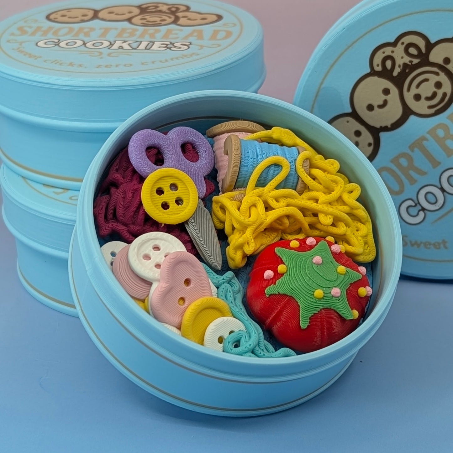 Grandma’s Sewing Tin - Nostalgic Clicker