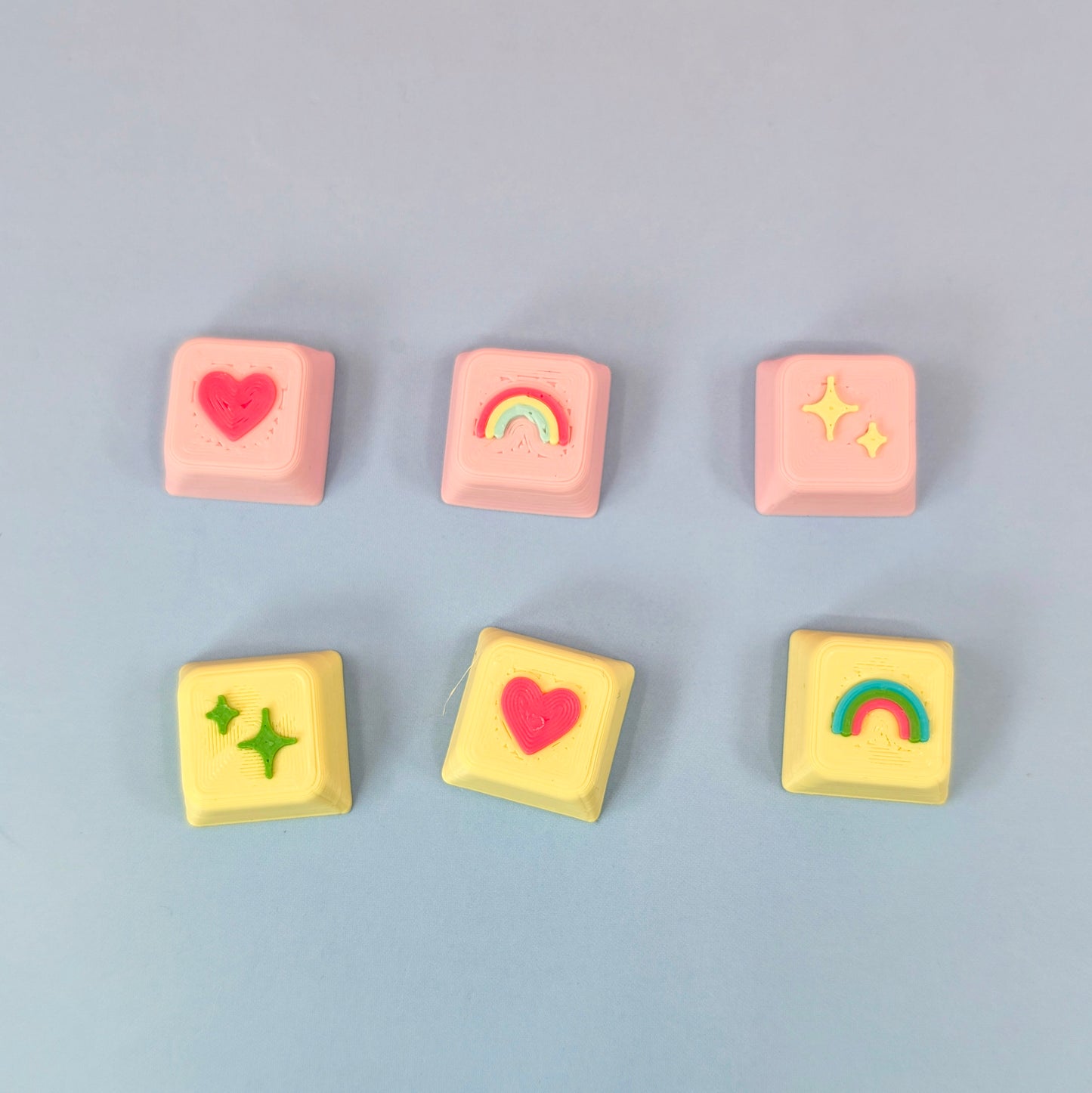 Custom Name Tile Clicker Keychain – Build Your Own Letter Keychain