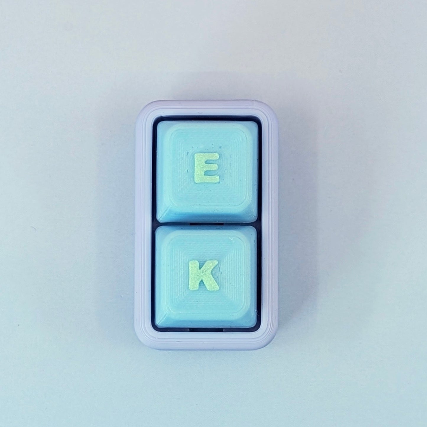 Custom Name Tile Clicker Keychain – Build Your Own Letter Keychain