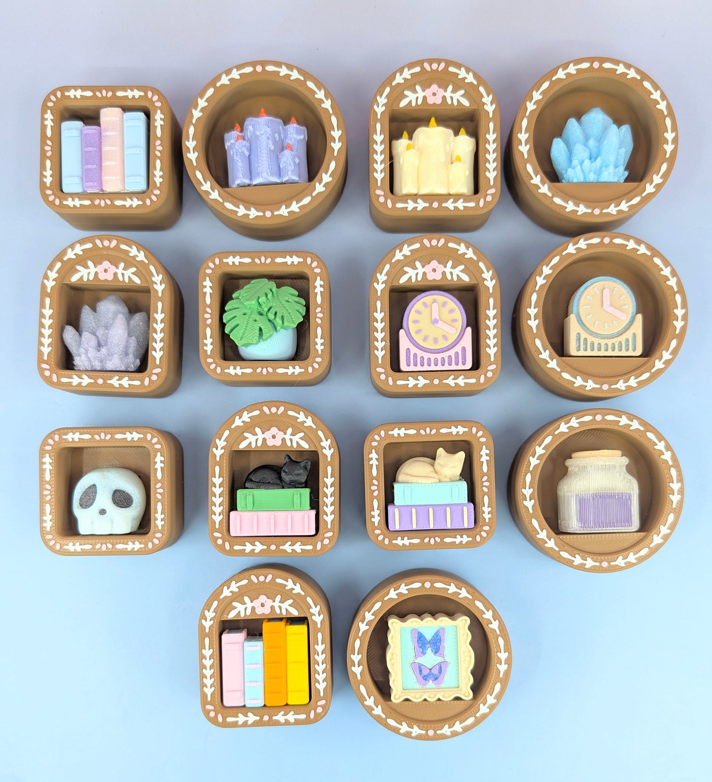 Tiny Shelf Scene Magnet Clickers