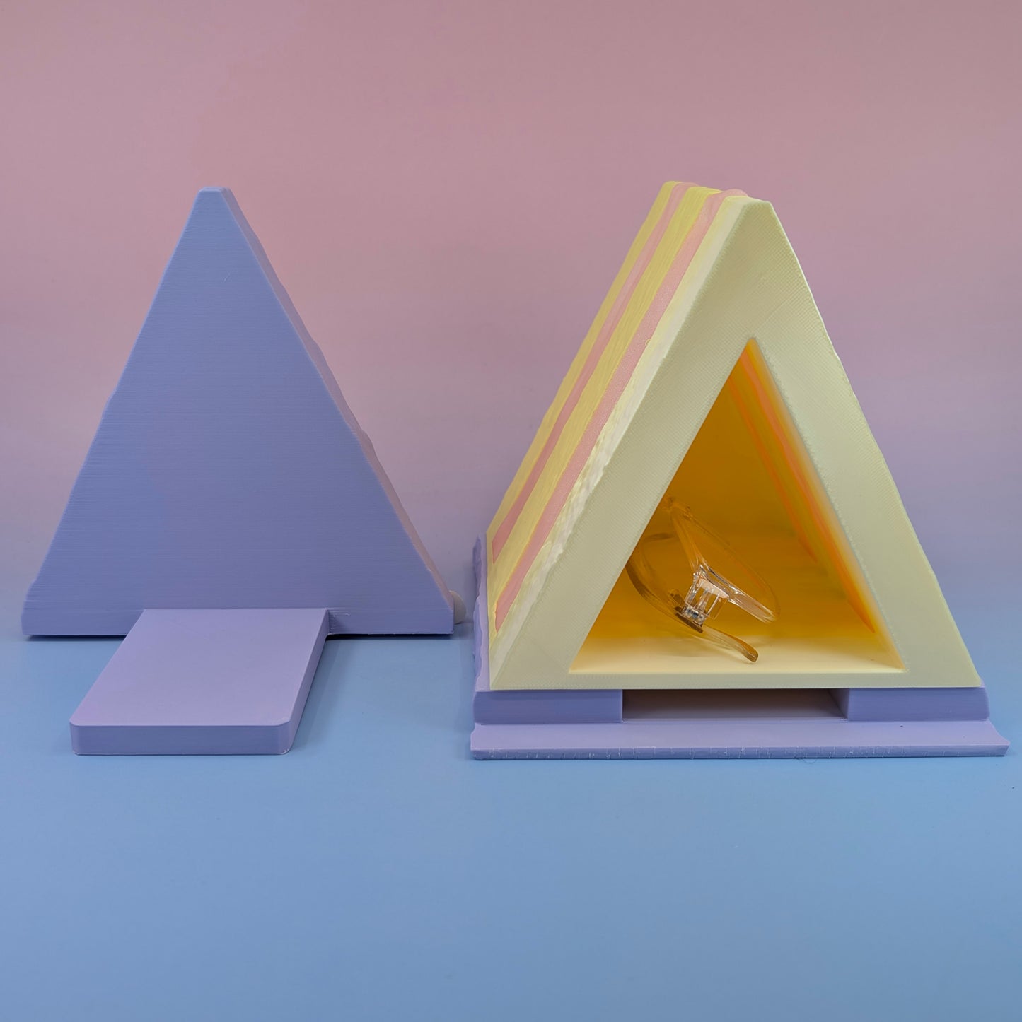 Layer Cake Book Holder - Pastel Slice with Hidden Storage Compartment ✨