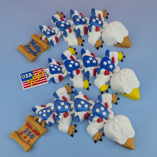 Bald Eagle Flexi Dragon - America 250th Anniversary