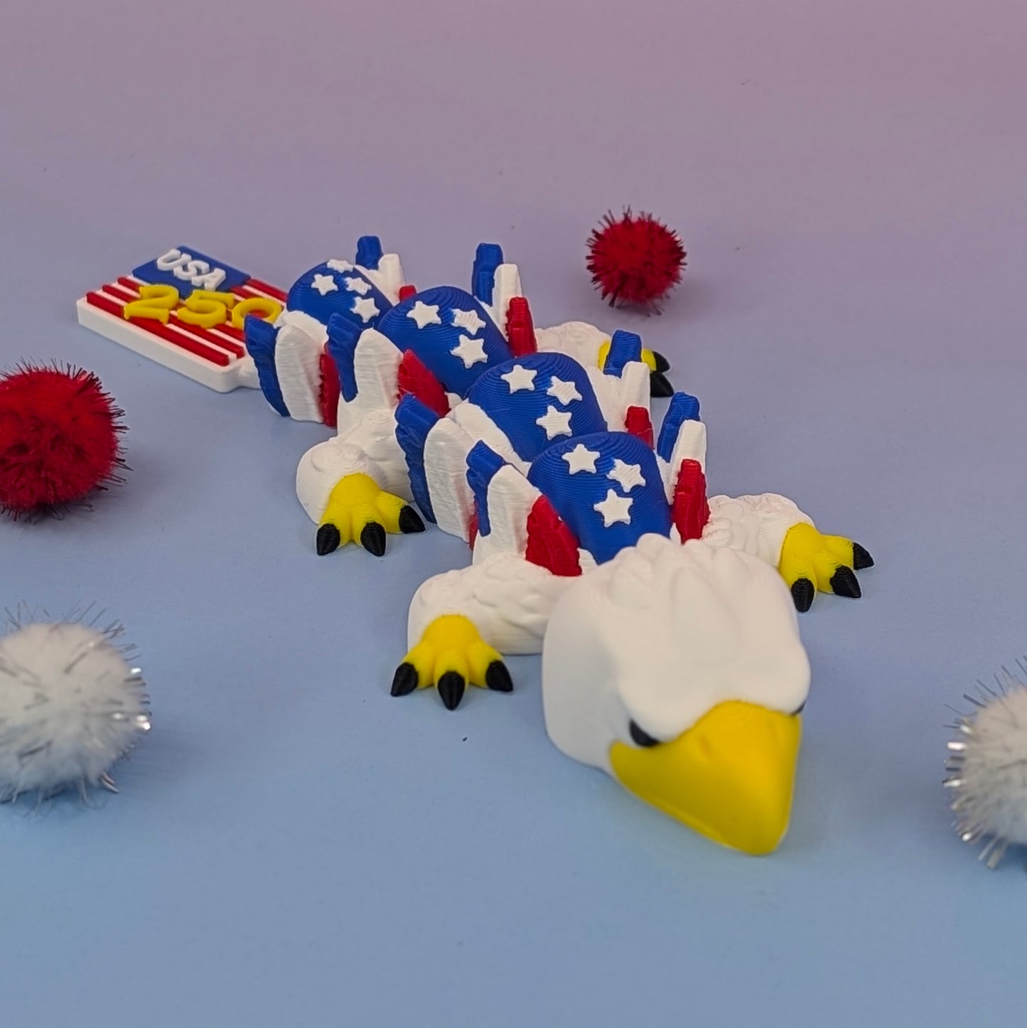 Bald Eagle Flexi Dragon - America 250th Anniversary
