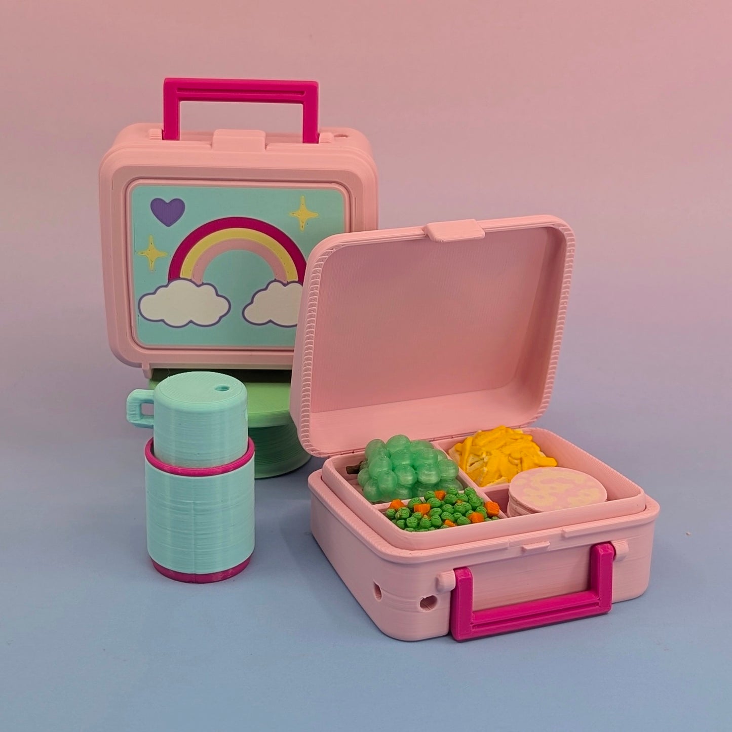 Retro Lunchbox Clicker Set – Build Your Own Mini Lunch