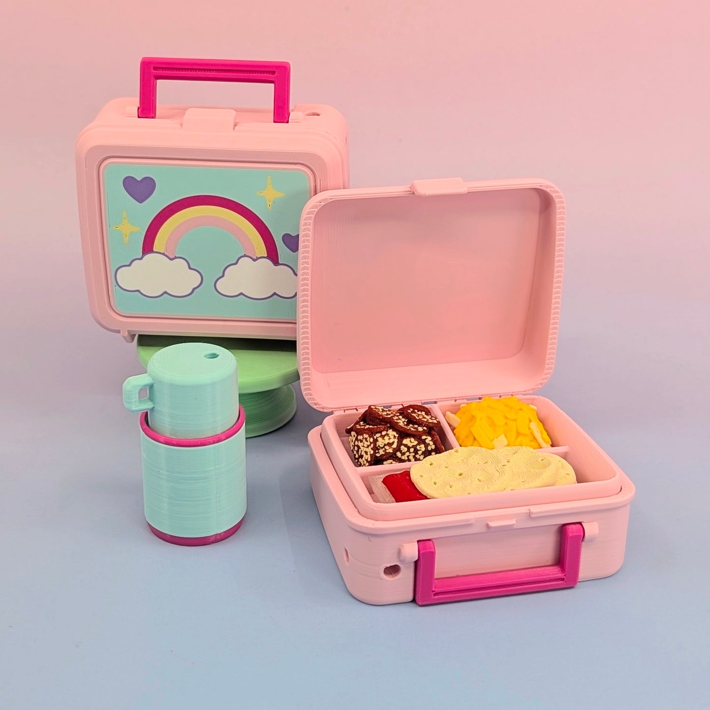 Retro Lunchbox Clicker Set – Build Your Own Mini Lunch