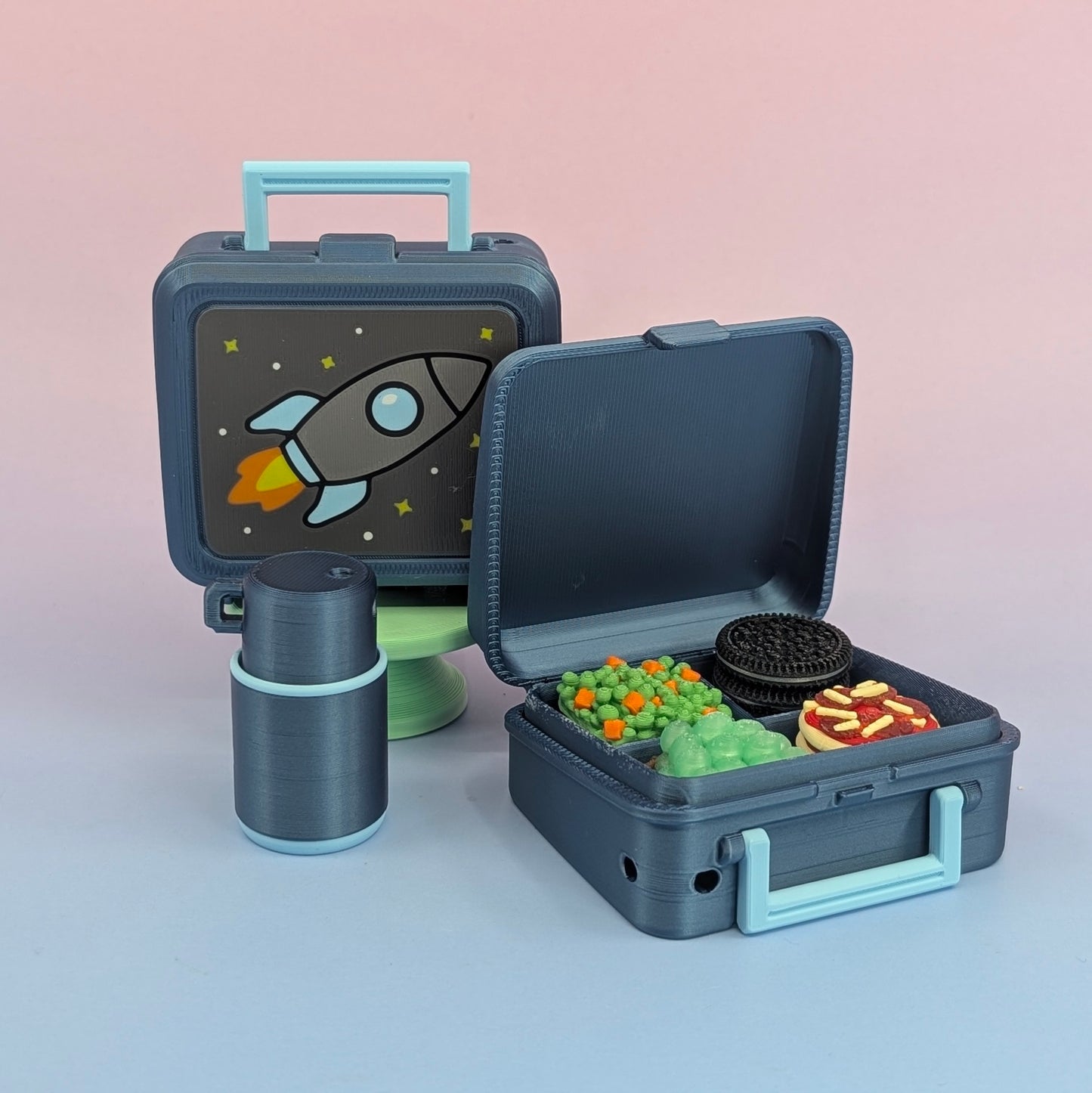 Retro Lunchbox Clicker Set – Build Your Own Mini Lunch
