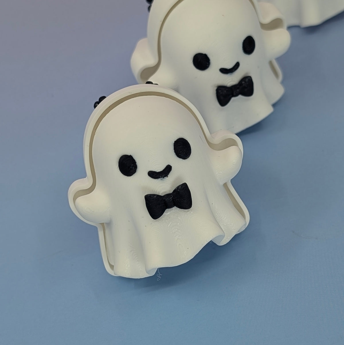 Ghost Keychain Clicker Set with Bows