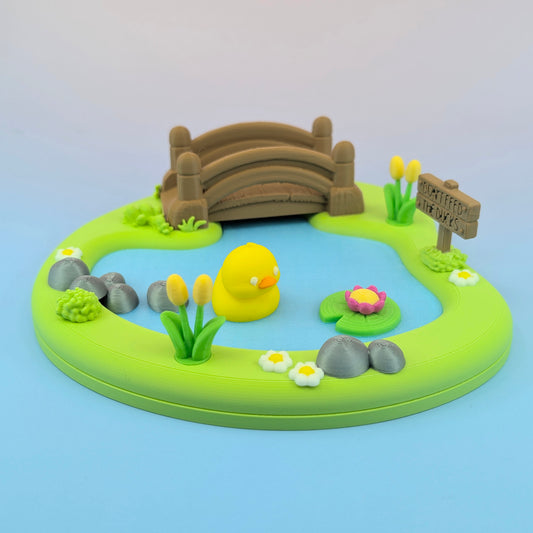 Mini Duck Pond Magnetic Playset