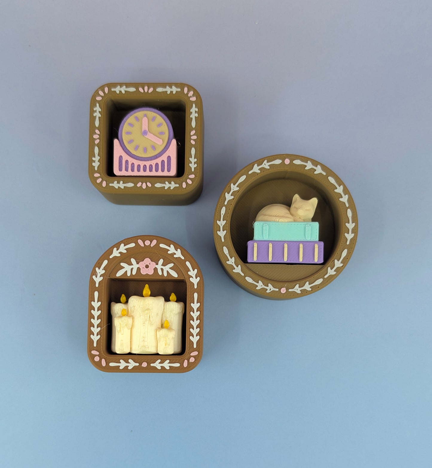 Tiny Shelf Scene Magnet Clickers