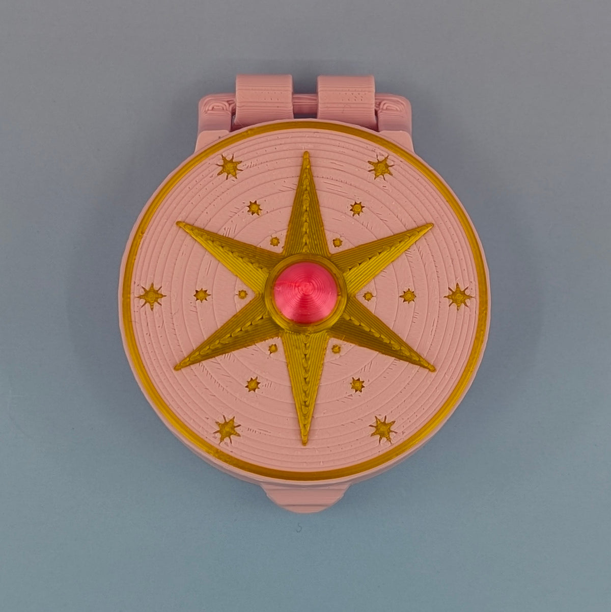 90s Nostalgia Compact Case — Mirror + Felt-Lined Keepsake Compact ✨