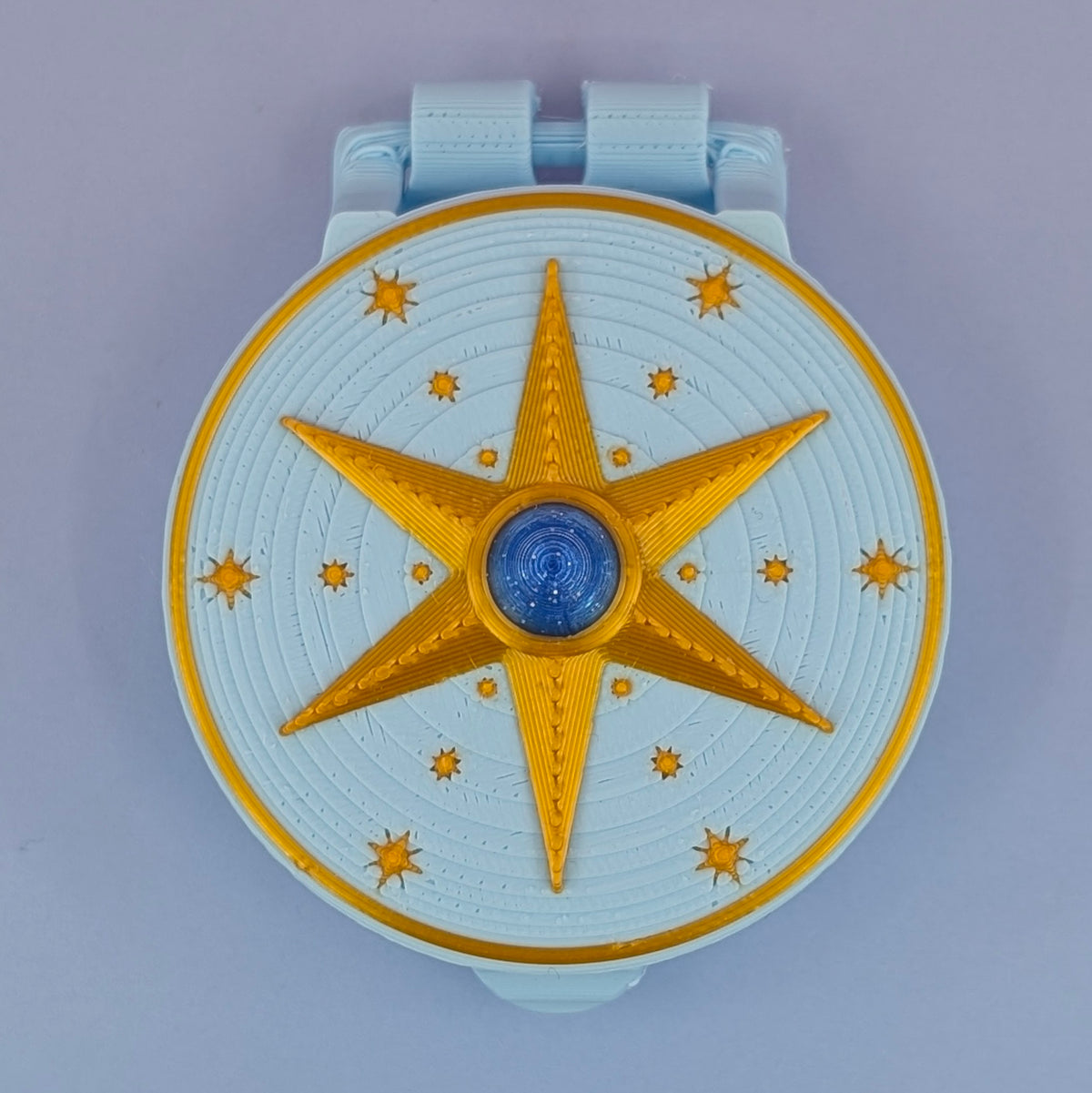 90s Nostalgia Compact Case — Mirror + Felt-Lined Keepsake Compact ✨