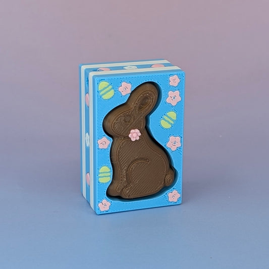 Chocolate Bunny Clicker Keychain